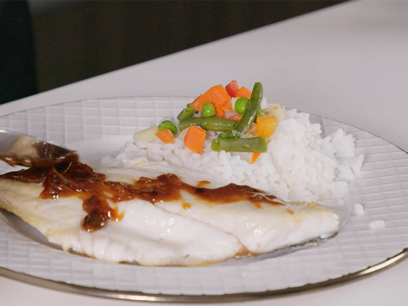 Sea Bream with Asian Sauce